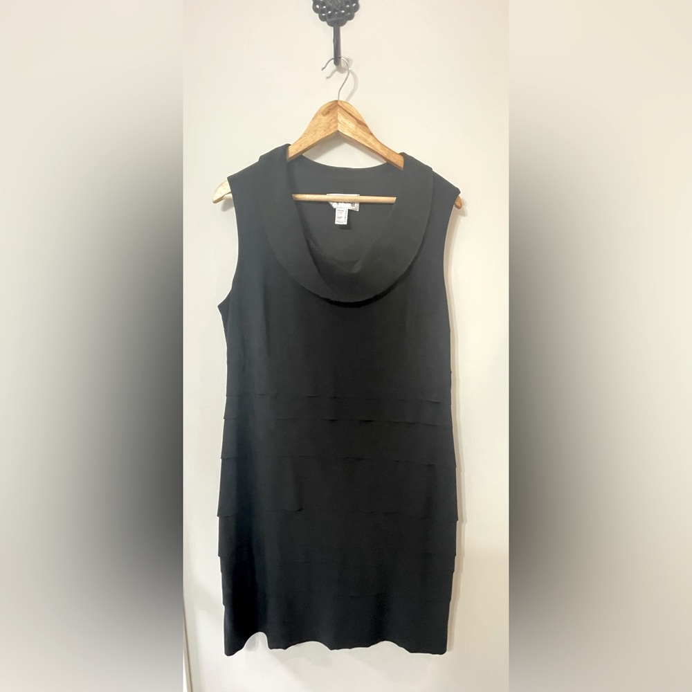 Black Sleeveless Dress JOSEPH RIBKOFF